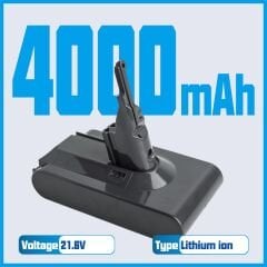 Dyson V8 Batarya SV10-SV25 4000 Mah Yüksek Kapasite